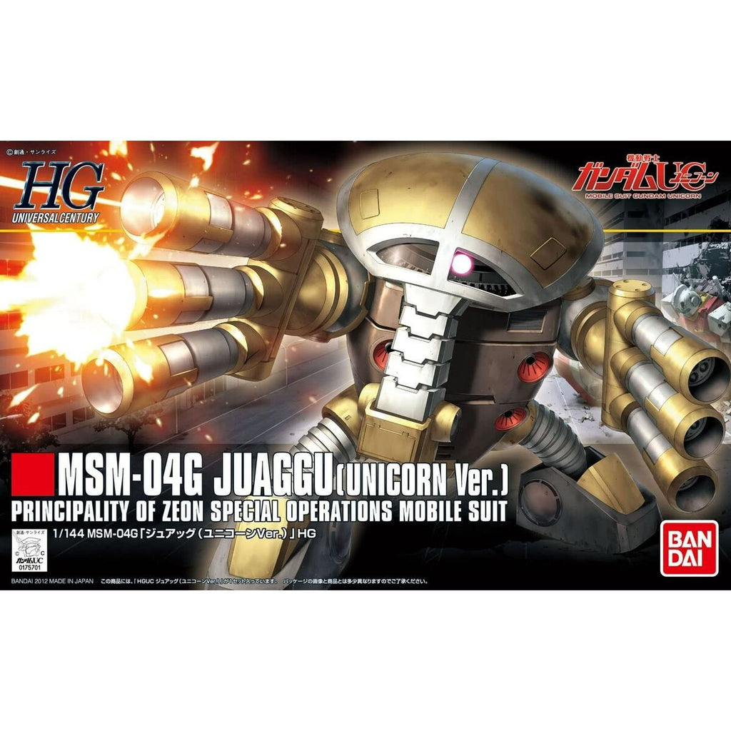 Sammelfigur Bandai HGUC 1/144 MSM-04G JUAGGU (UNICORN VER.) Bunt (Bunt