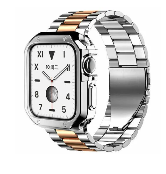 Edelstahl-Armband für Apple Watch mit TPU-Gehäuse – Ansicht 3