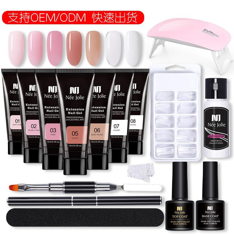 Crystal Quick-Dry Verlängerungsgel Set 15ml