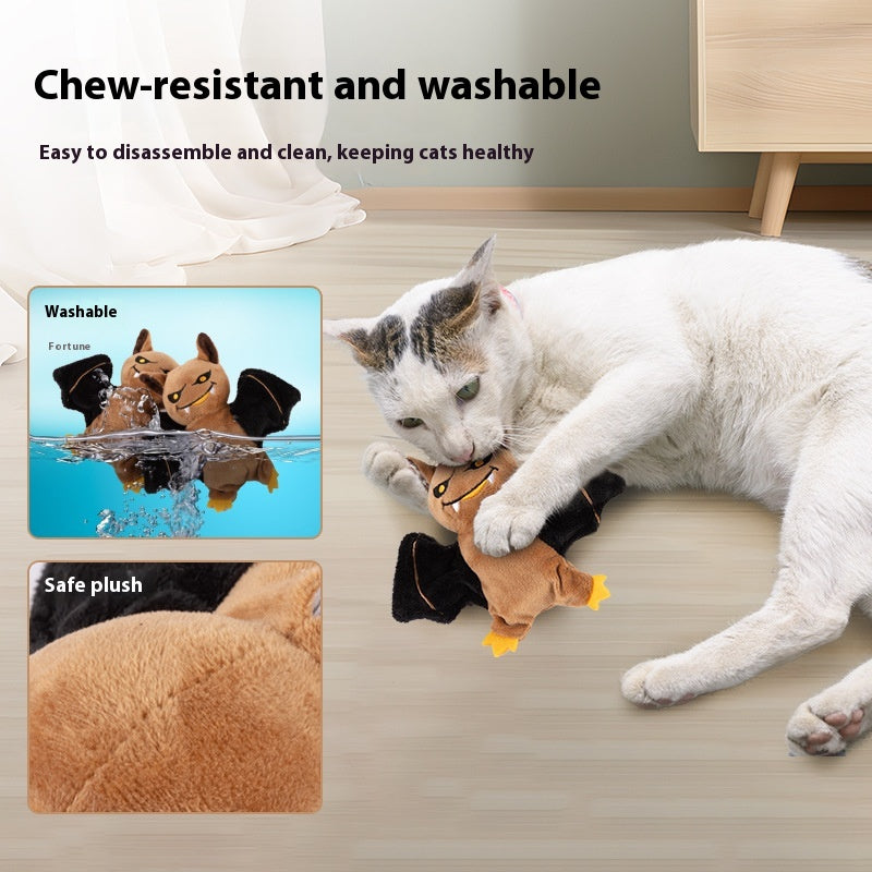 Elektrisches Plüschtier mit Sound für Katzen
