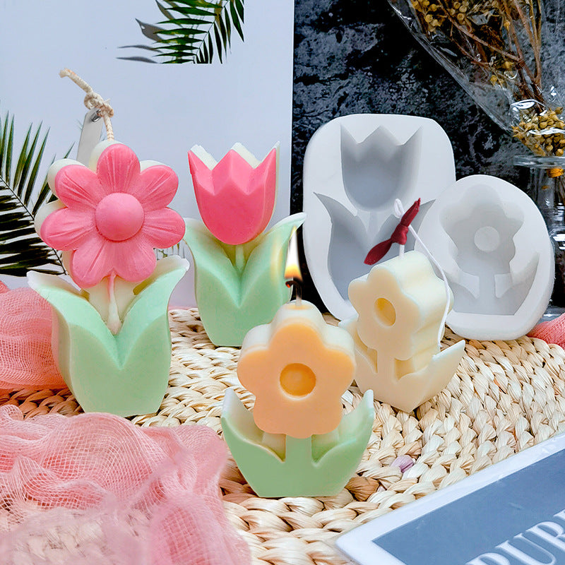 Silikonform: Tulpenblüten-Kerze – Bild 6 | LuxeStyle