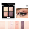 Vier-Farben-Lidschattenpalette