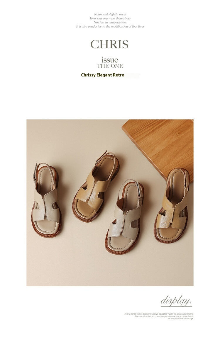 Luftige Sandalen aus Schafleder – Bild 3 | LuxeStyle