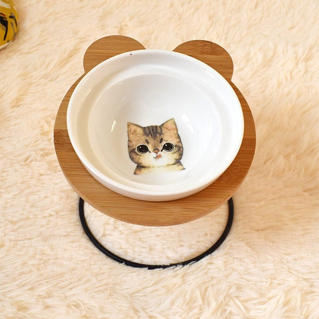 Keramik-Napfhalter für Katze – Bild 2 | LuxeStyle