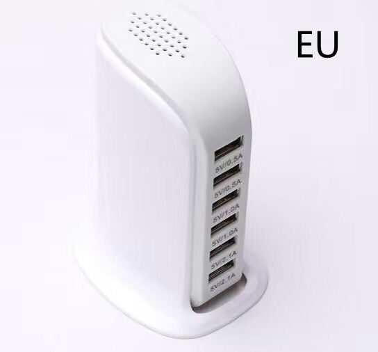 30W Vertikales USB-Ladegerät mit 6 Ports – Bild 2 | LuxeStyle