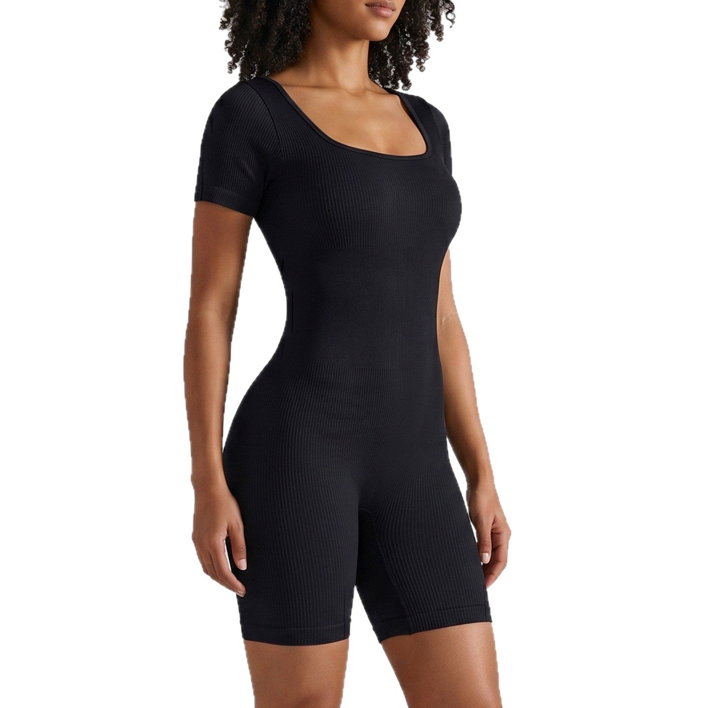 Yoga-Playsuit im Shorts-Stil