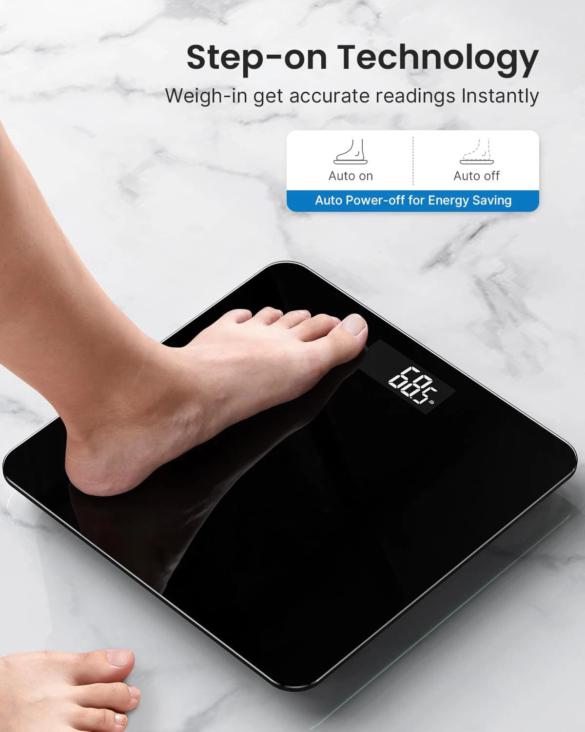 Digitale Waage 180 kg mit LCD-Anzeige – Ansicht 3