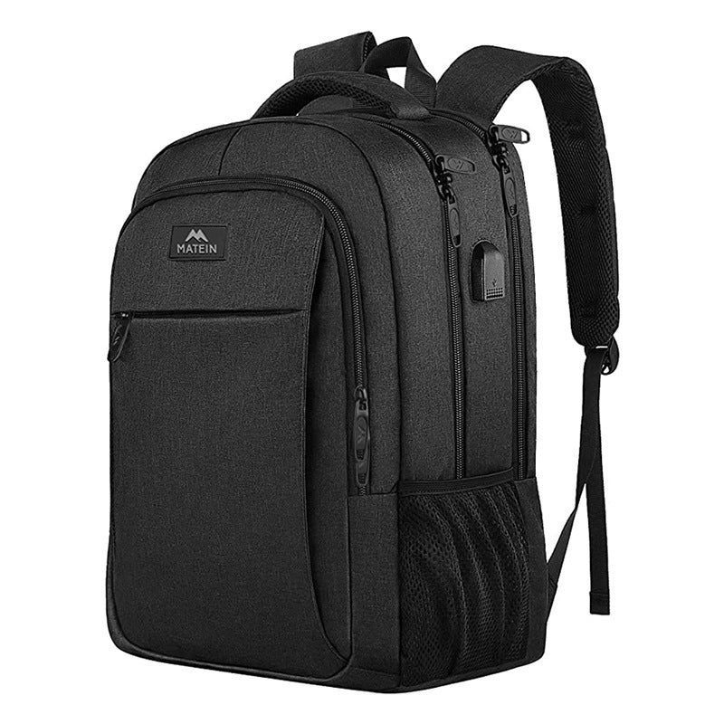 Nylon Business Rucksack mit USB-Ladefunktion – Bild 4 | LuxeStyle
