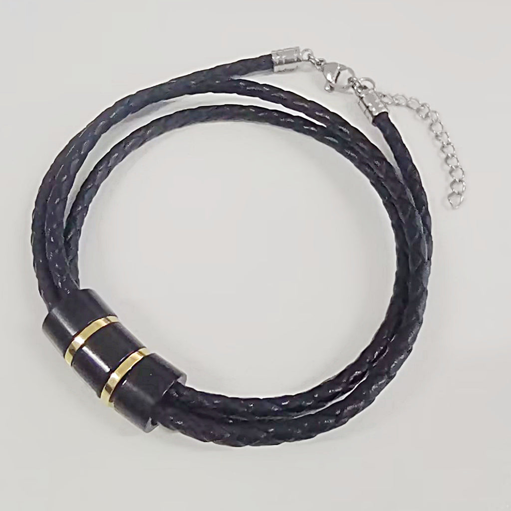 Geflochtenes Lederarmband für Männer – Bild 5 | LuxeStyle