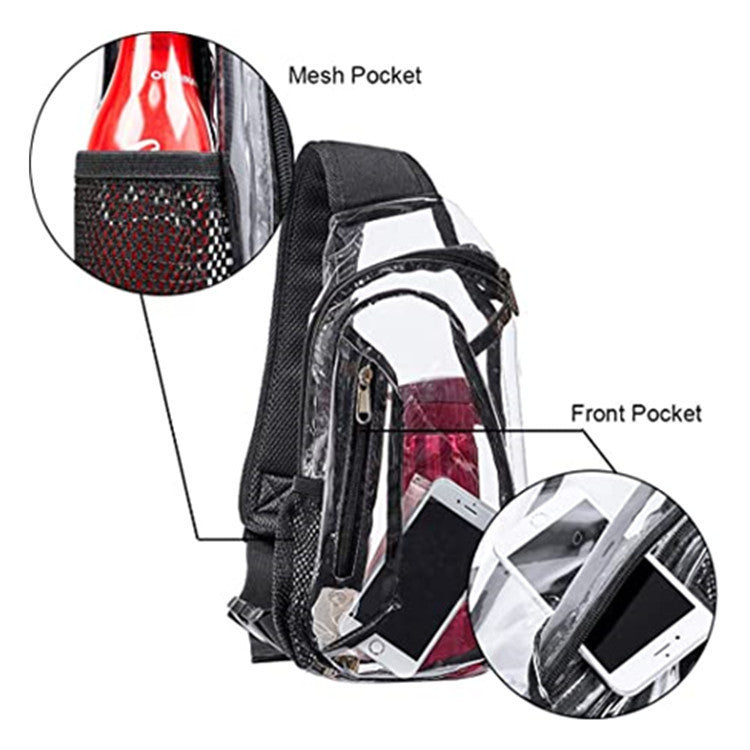 Transparenter PVC-Messenger für unterwegs – Bild 2 | LuxeStyle