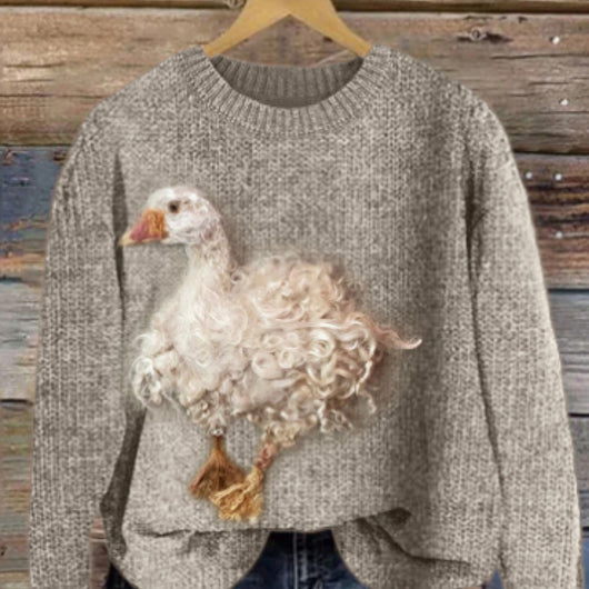 Damen Sweatshirt mit Kürbis-Laternen-Print