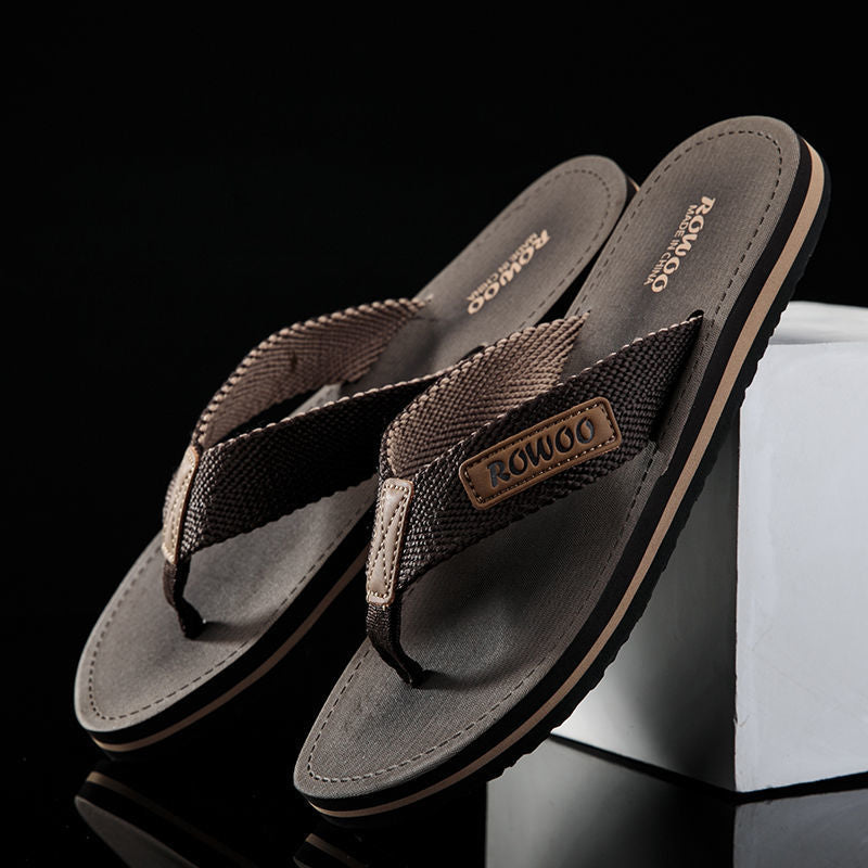 Herren-Strandsandalen mit Stoffriemen