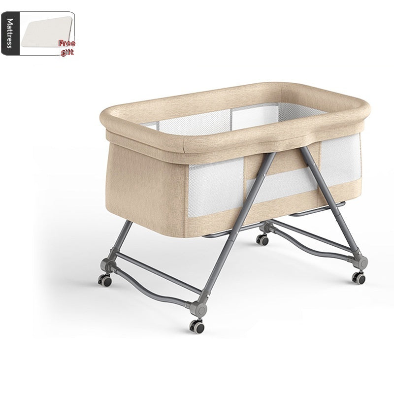 Faltbares Babybett mit Höhenverstellung