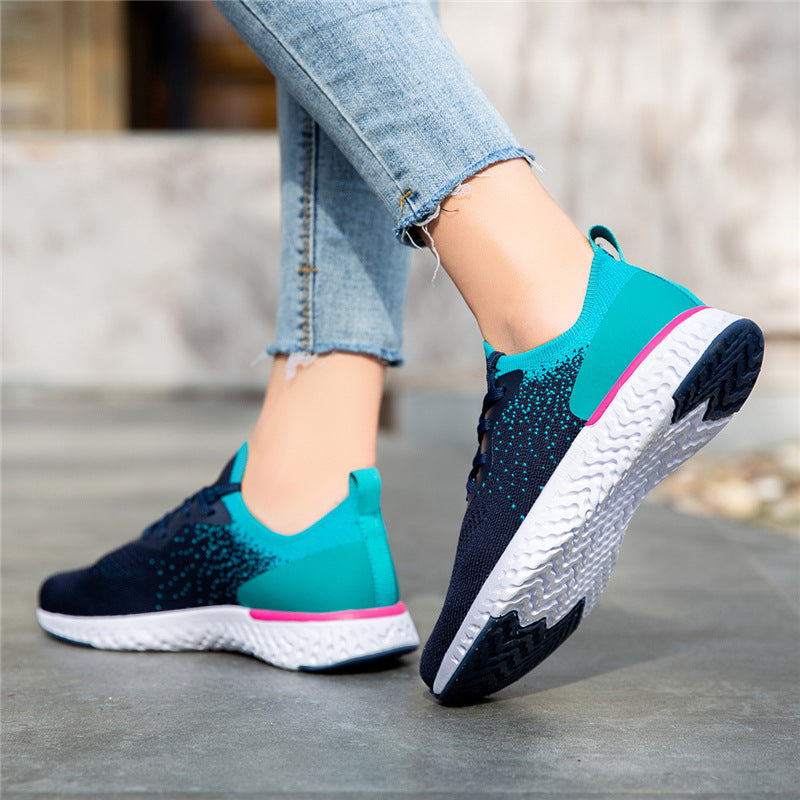 Leichte Freizeit-Sneaker mit weicher Sohle