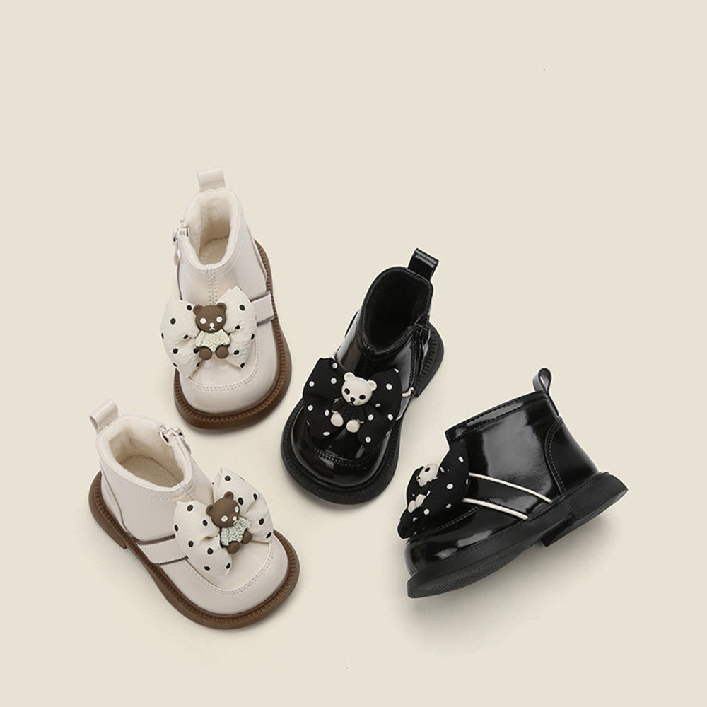 Mädchen Lauflernschuhe aus Mikrofaserleder – Bild 2 | LuxeStyle