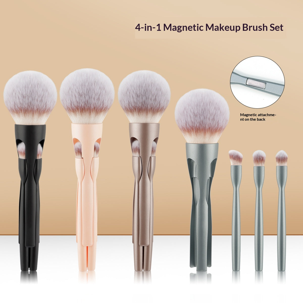 4-in-1 Magnetischer Make-up Pinsel
