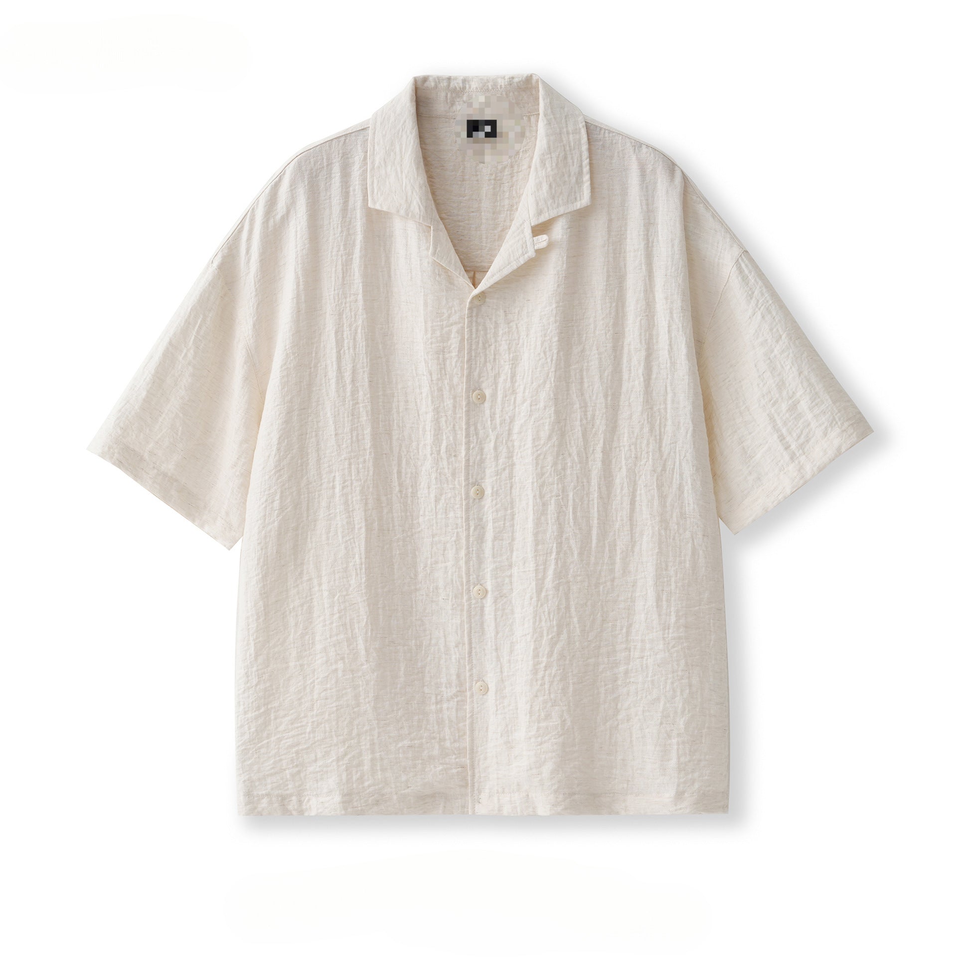 Lässiger Herren-Lapelle-Cardigan, Sommerleicht aus Leinen