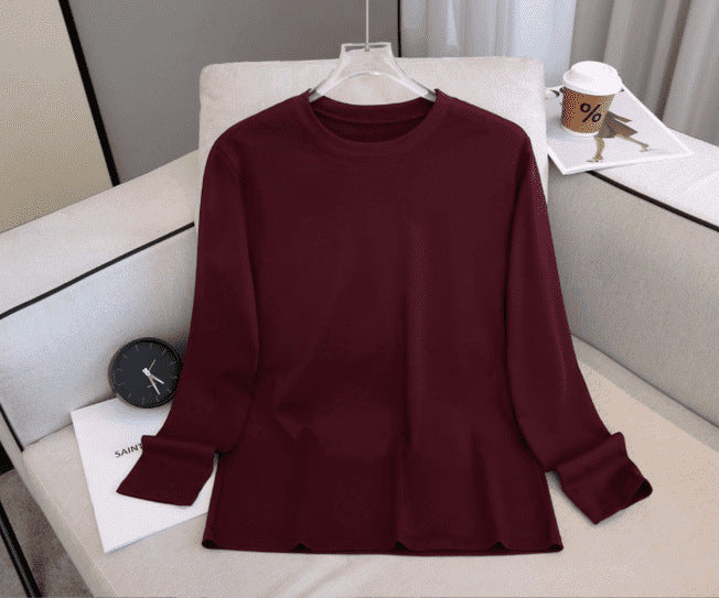 Unisex Langarmshirt aus Baumwolle