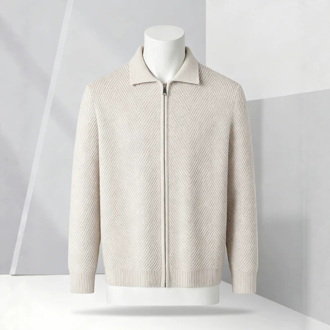 Einreihiger Cardigan für Herren