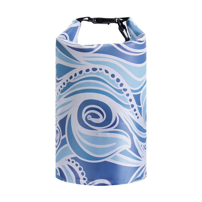 Wasserdichter Dry Bag mit Blumenprint, 10L