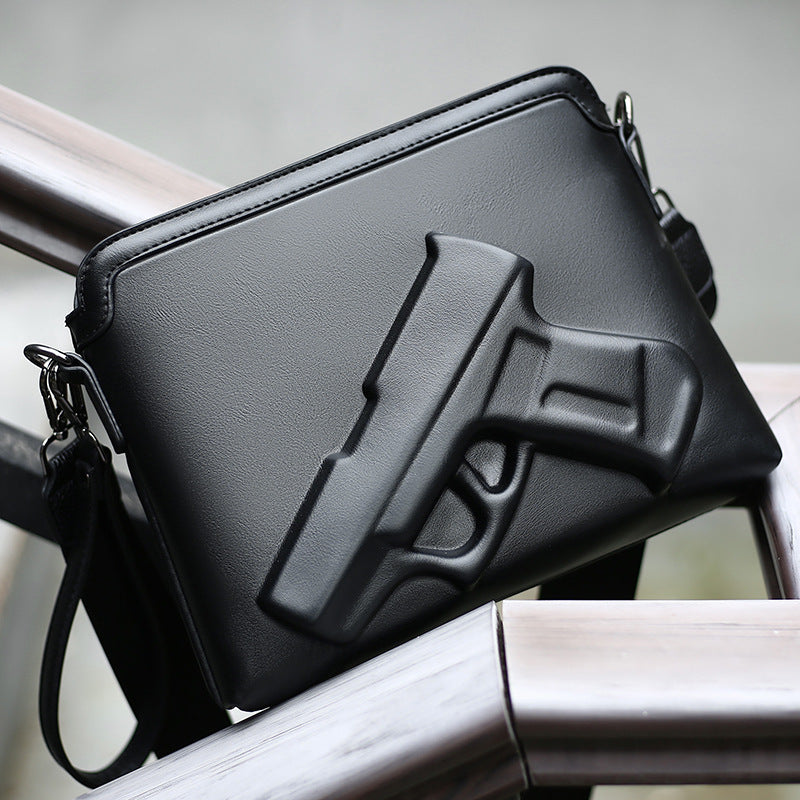 Crossbody-Tasche für Herren in Schwarz – Bild 4 | LuxeStyle
