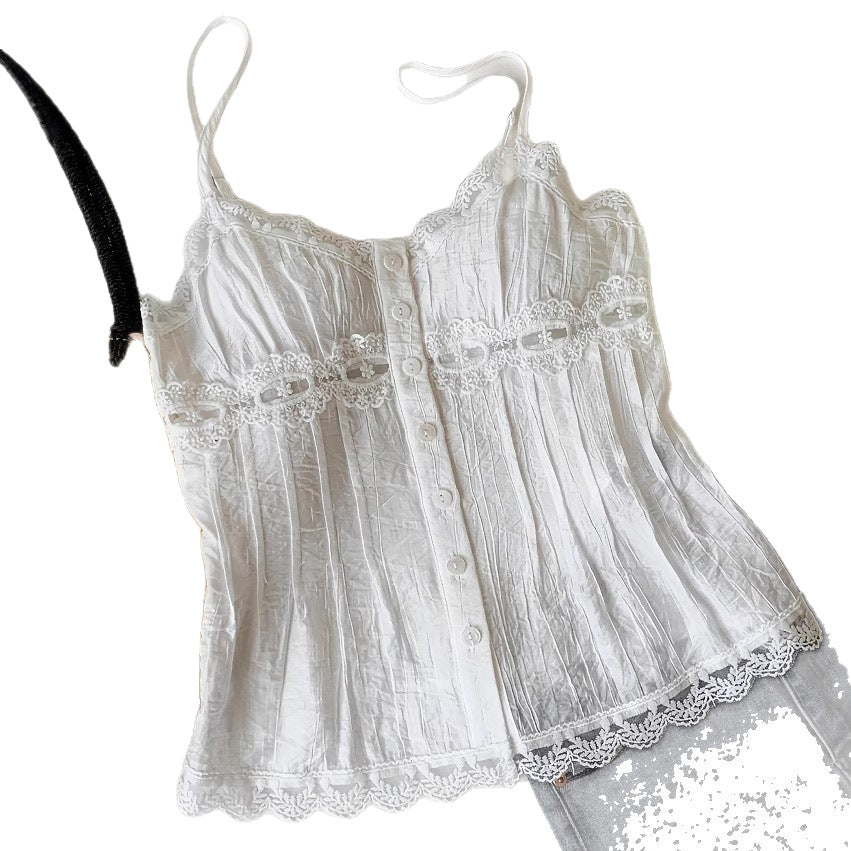 Sommerliches Spitzen-Camisole
