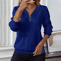 Kapuzenpullover mit Reissverschluss und Taschen – Bild 3 | LuxeStyle