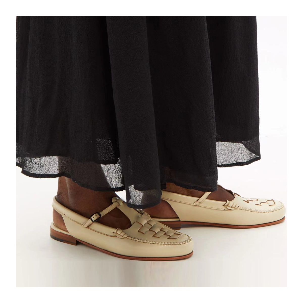 Retro Sandalen mit Schnalle | LuxeStyle