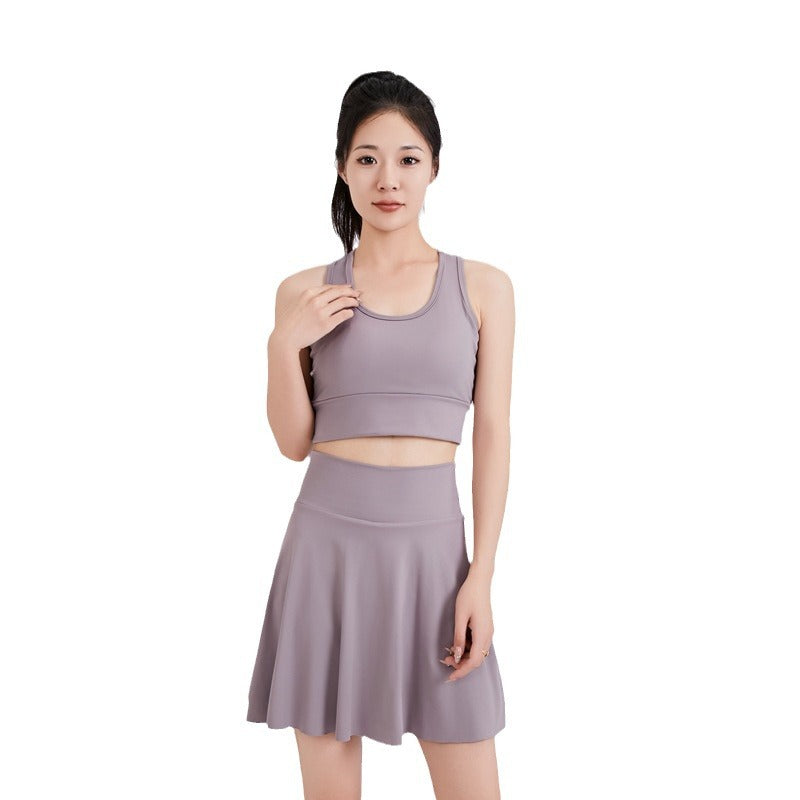 Vielseitiger High-Waist Yoga-Sportrock – Ansicht 2