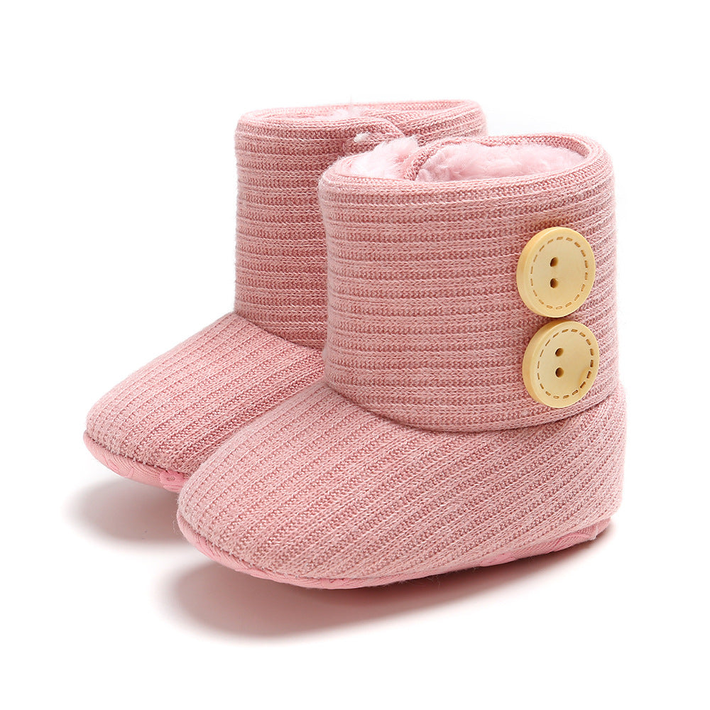 Baby-Winterstiefel aus Baumwolle mit weicher Sohle – Bild 5 | LuxeStyle
