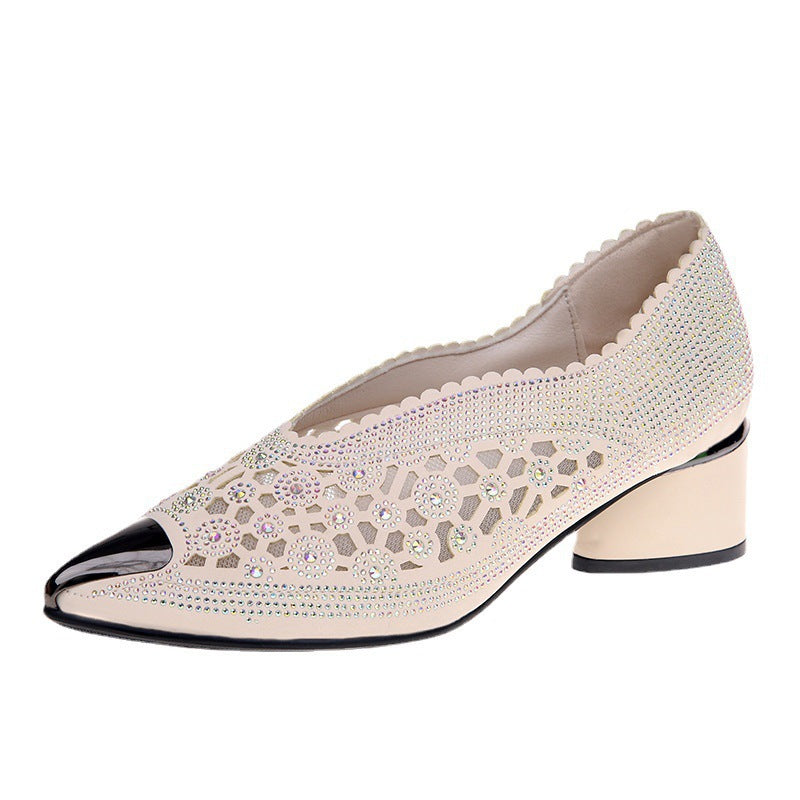 Pumps mit Mesh & Strass – Bild 10 | LuxeStyle