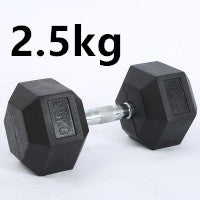 Hexagonaler Gummieinsatz-Dumbbell 12,5 kg – Bild 6 | LuxeStyle