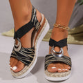 Sandalen mit Metallschnalle und Hanfseil-Details – Bild 21 | LuxeStyle