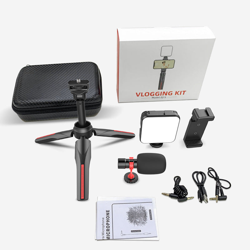Selfie Stick Stativ mit LED-Ringlicht