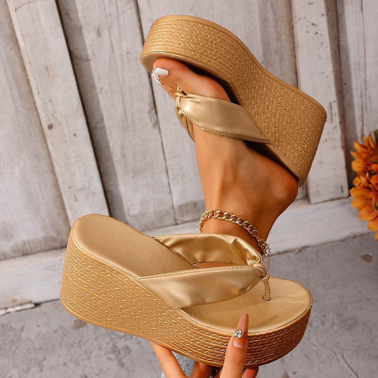 Wasserfeste Plattform-Sandale mit Peep-Toe – Bild 6 | LuxeStyle