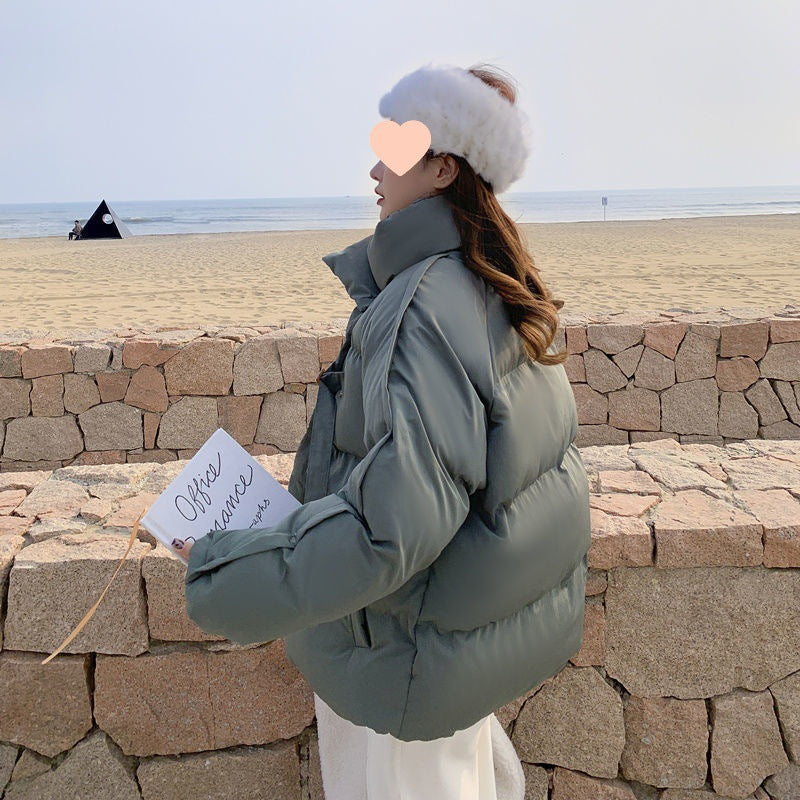 Kurze Daunenjacke im Koreanstyle für Damen