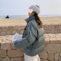 Kurze Daunenjacke im Koreanstyle für Damen