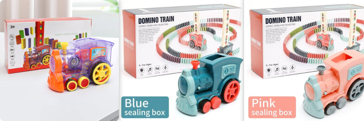 Domino-Zug-Bauspielzeug für Babys