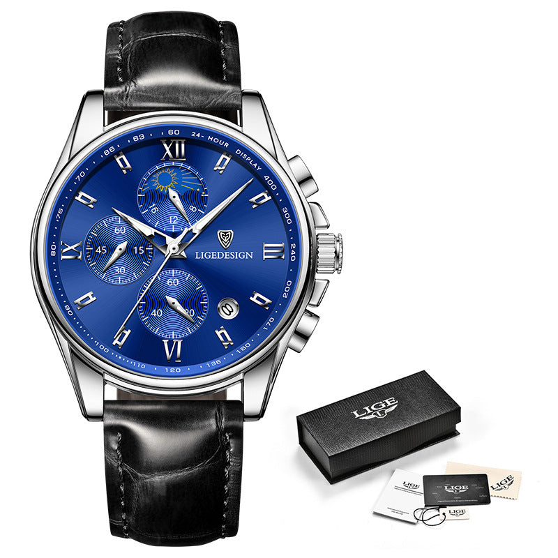 Sportliche Herrenuhr, wasserdicht – Bild 5 | LuxeStyle