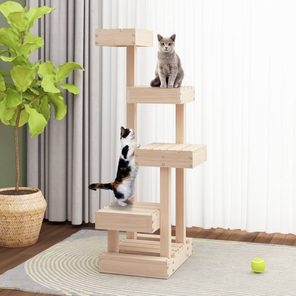 Katzenbaum 45.5x aus Kiefer Massivholz