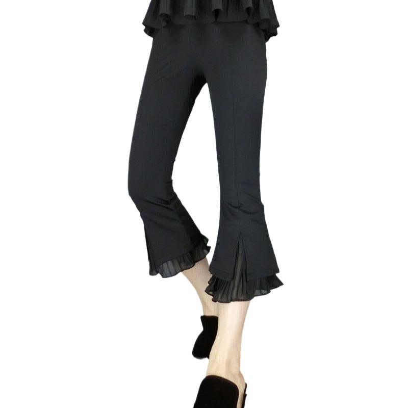 Leggings mit Mesh-Einsätzen und Cutouts