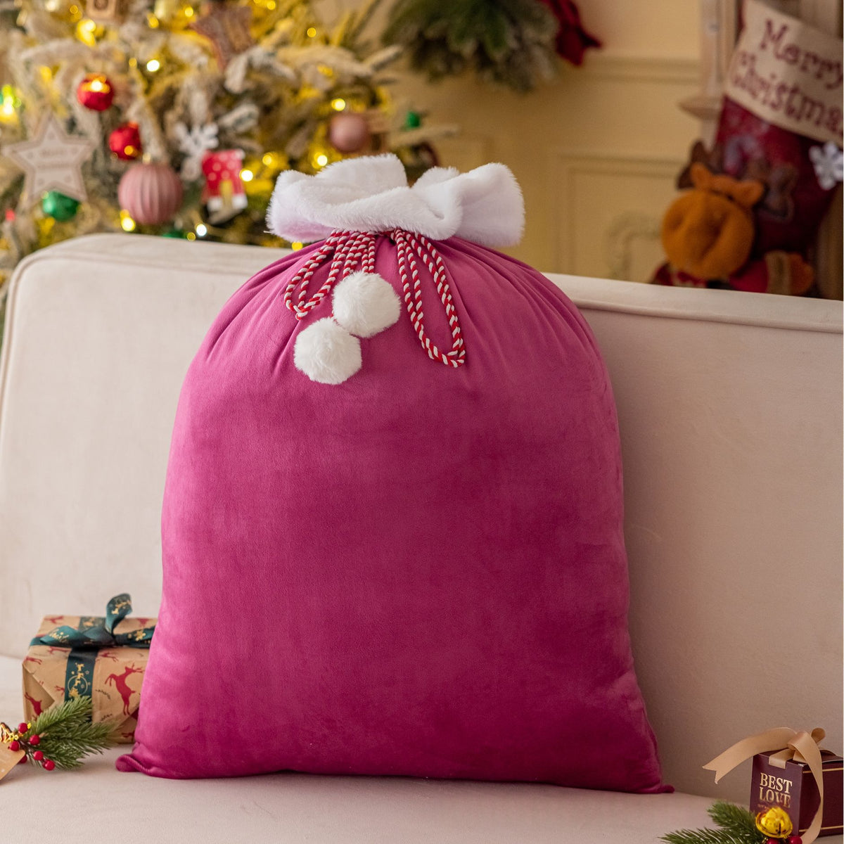 Personalisierte bestickte Geschenktasche 50×70 cm | LuxeStyle