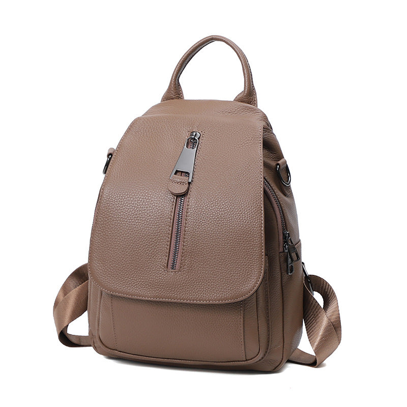 Anti-Diebstahl Lederrucksack für Damen – Bild 7 | LuxeStyle