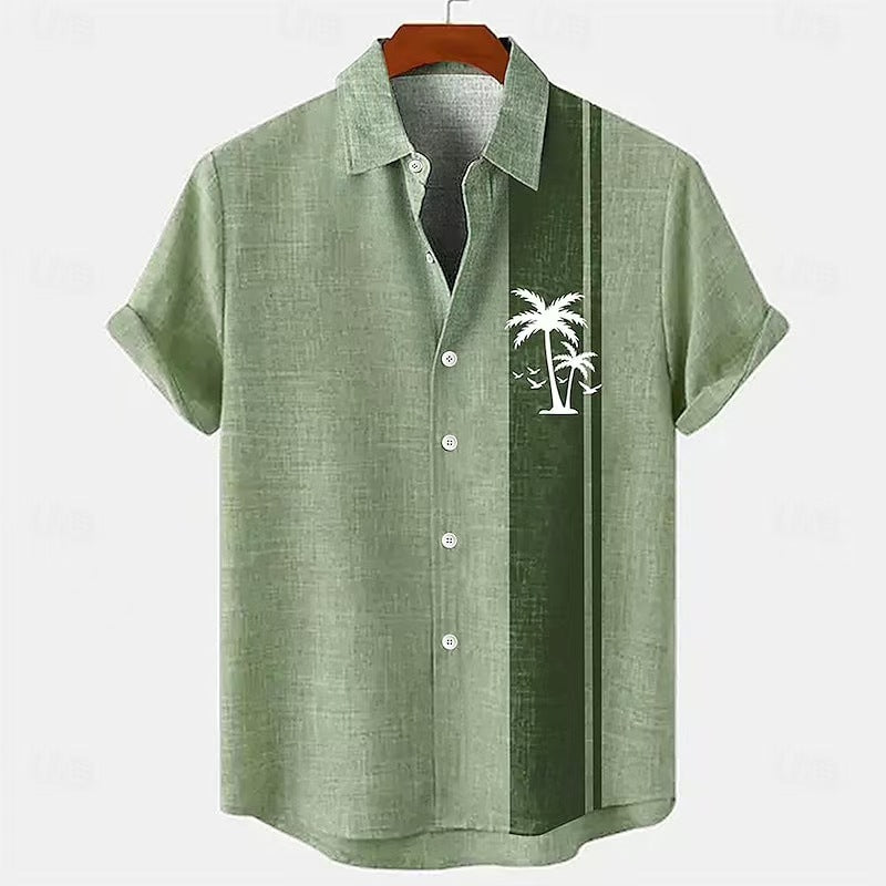 Retro Kurzarmhemd für Herren – Bild 5 | LuxeStyle