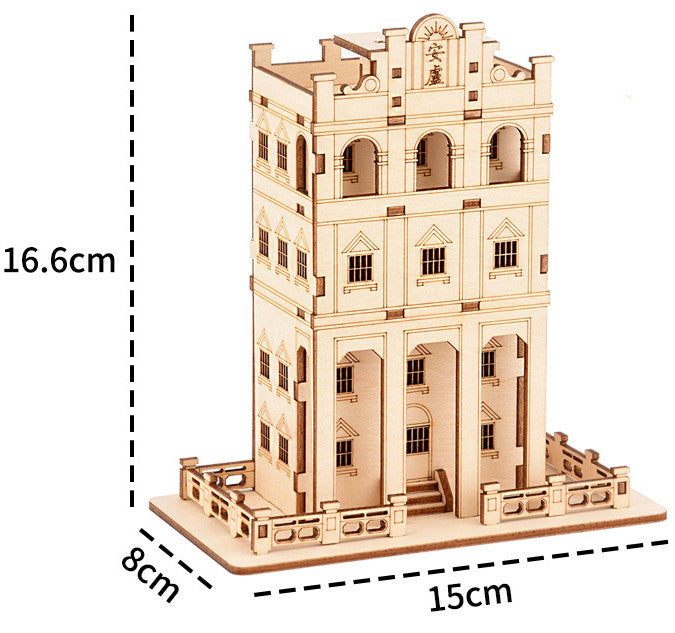 Holz 3D Interaktives Puzzlemodell | LuxeStyle