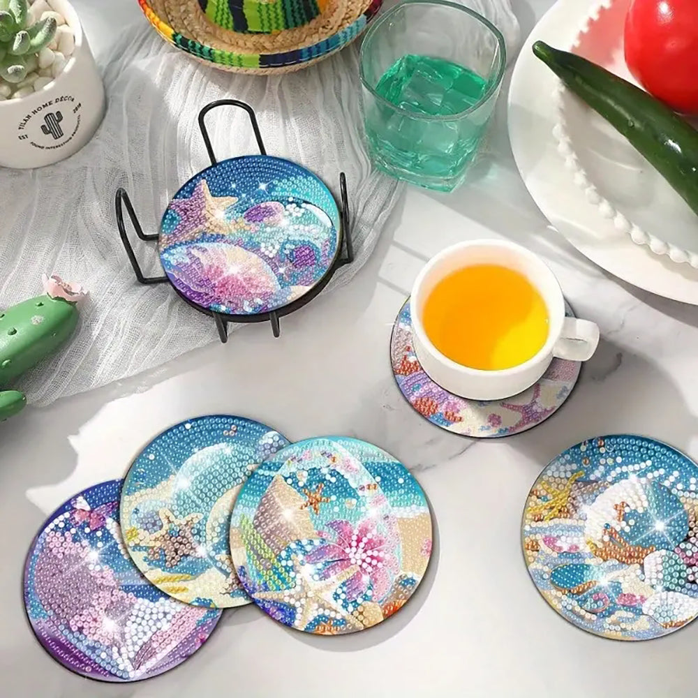 DIY-Unterlage mit Diamantmalerei-Muster und Halterung