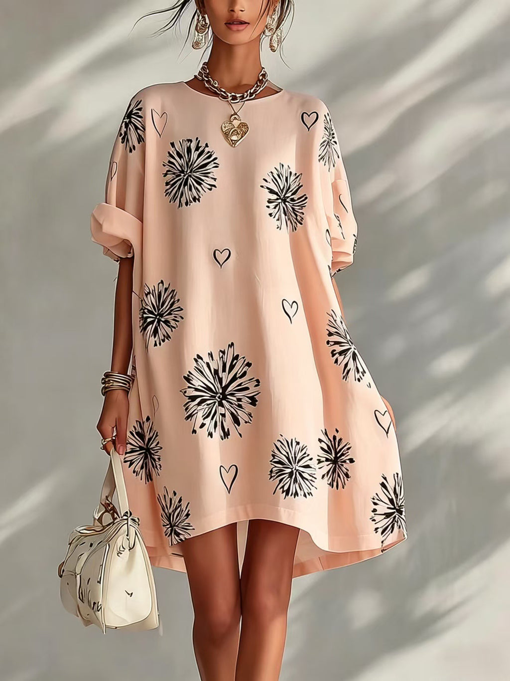 Blumenkleid mit Herzen