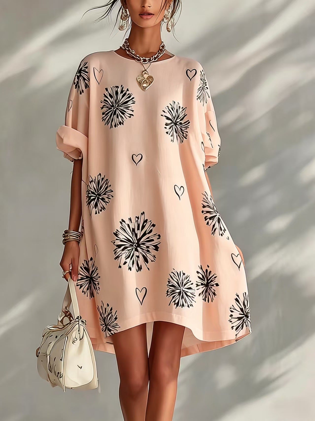 Blumenkleid mit Herzen