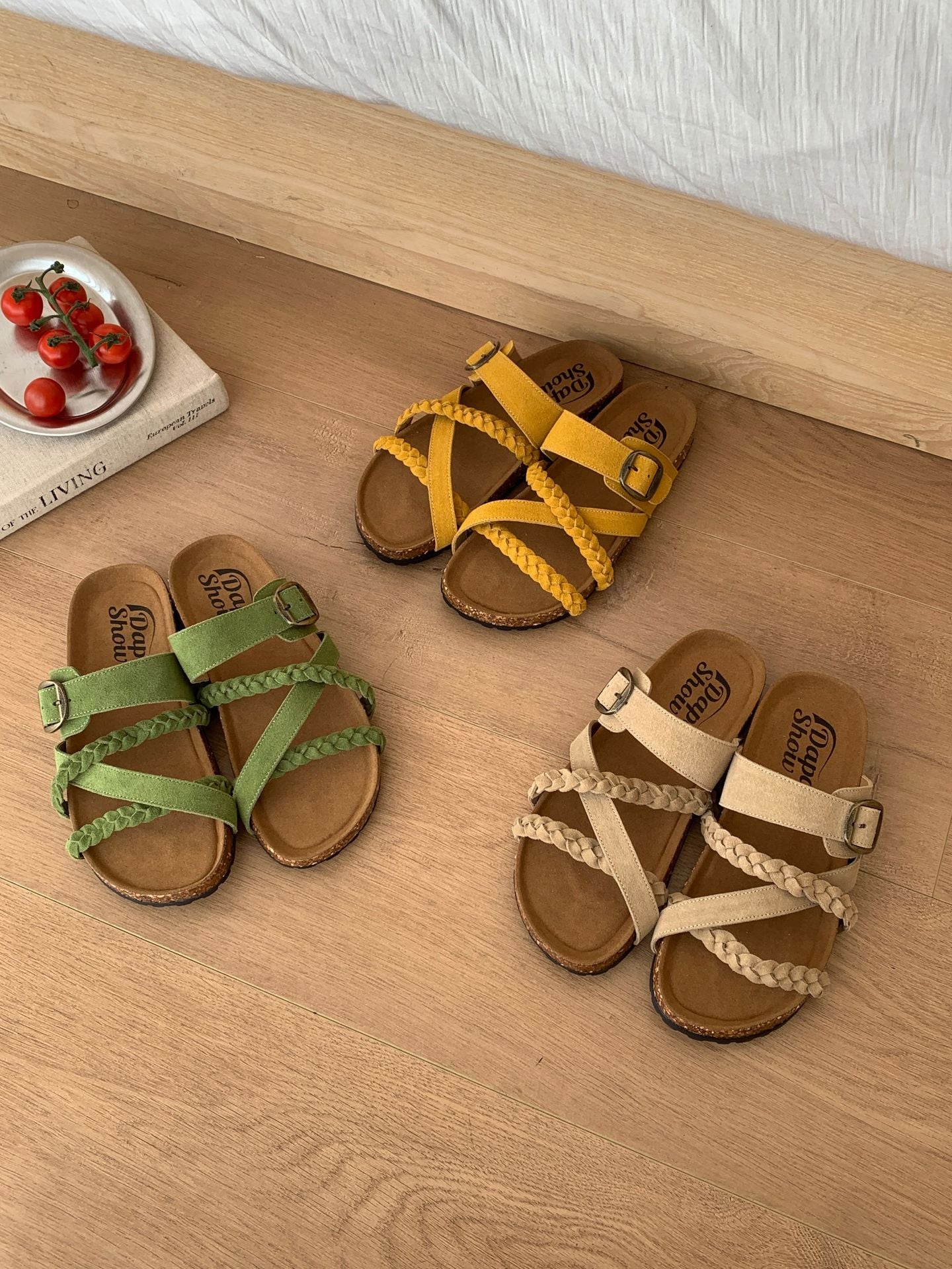 Retro Mori-Style Zehenfreie Outdoor-Slipper