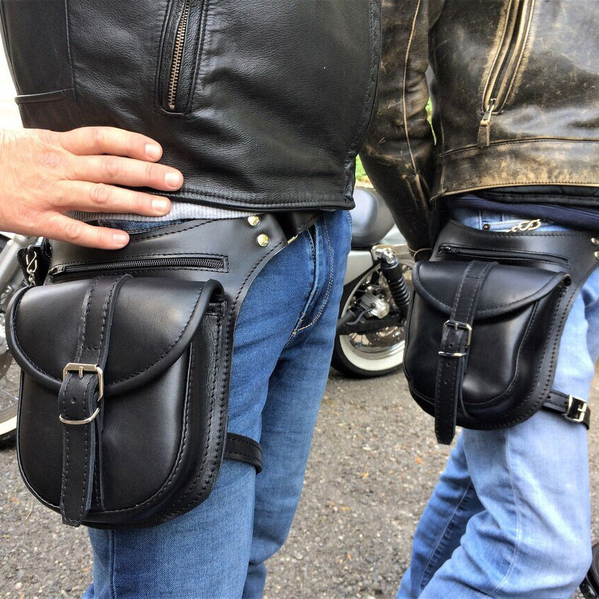Leder-Taille-Bag